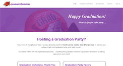 Desktop Screenshot of graduationparty.com